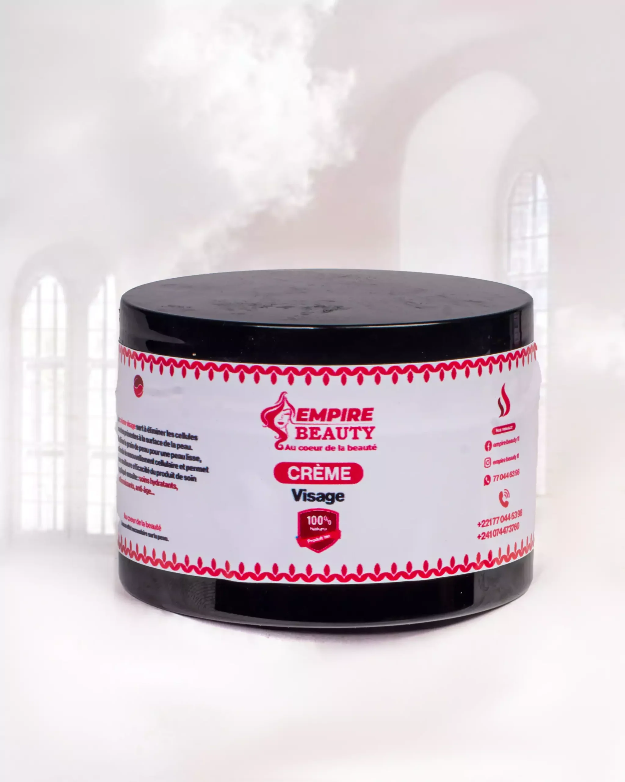 Crème visage blanchissant